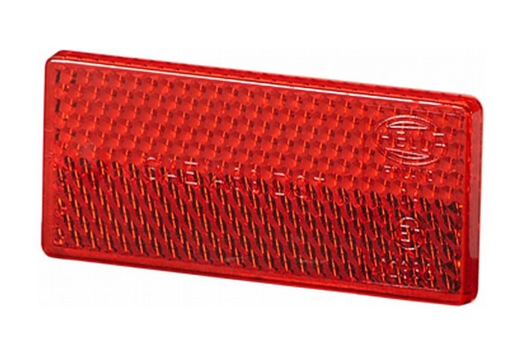 Catadioptre Hella  rouge autocollant