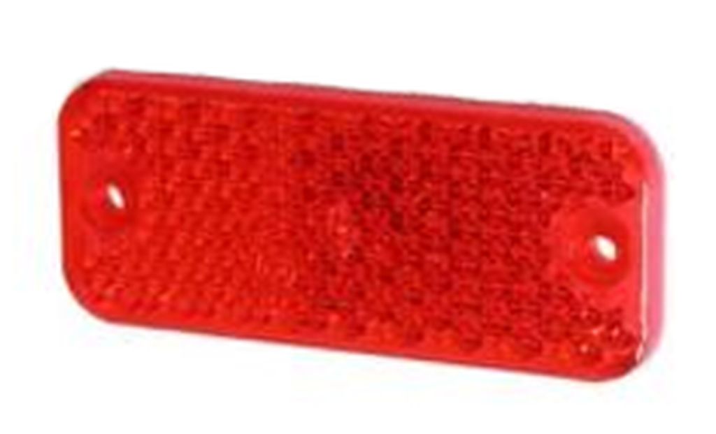 [9538] Rückstrahler Geka  rot 95 x 38mm