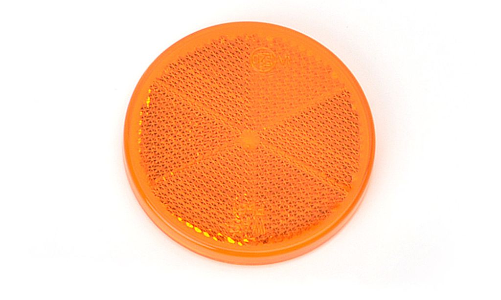 [014000411] Rückstrahler Ø 60 mm gelb  (26.101.101)