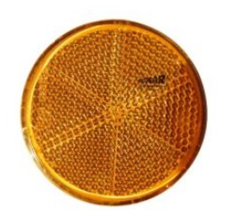 Catadioptre 60/1 orange autocollant Ø 57 mm