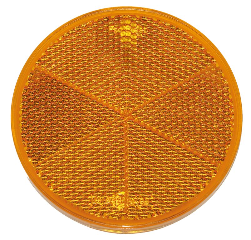 [149.97] Rückstrahler Ø 80 mm gelb