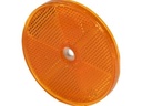 Catadioptre jaune rond