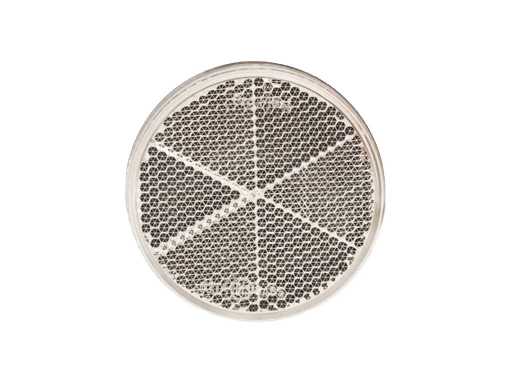 Catadioptre blanc rond