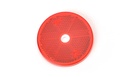 Catadioptre rouge rond