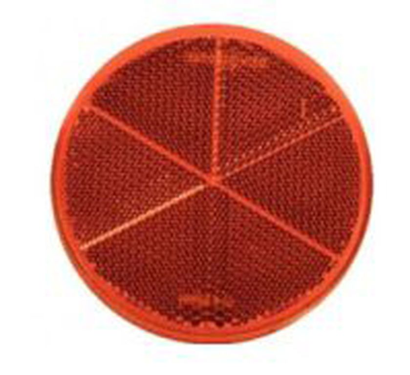 Catadioptre Ø 80 mm rouge