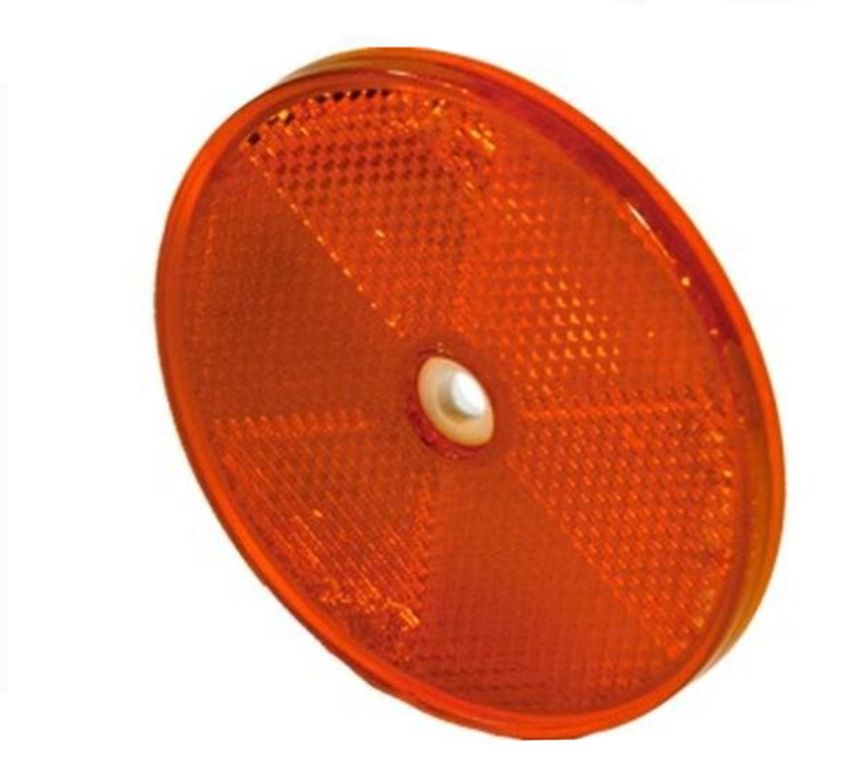 [26.110.102] Rückstrahler Ø 80 mm rot