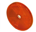 Rückstrahler Ø 80 mm rot