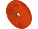 Rückstrahler Ø 80 mm rot