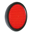 Catadioptre rouge rond