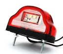 LED feux de plaque d’immat. et position rouge WAS 12/24V