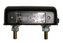 Kennzeichenleuchte Hella (9) 12V m. schwarzem Stahlgehäuse