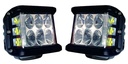 LED phare de travail,  98x76x82, 12/24V *Set*