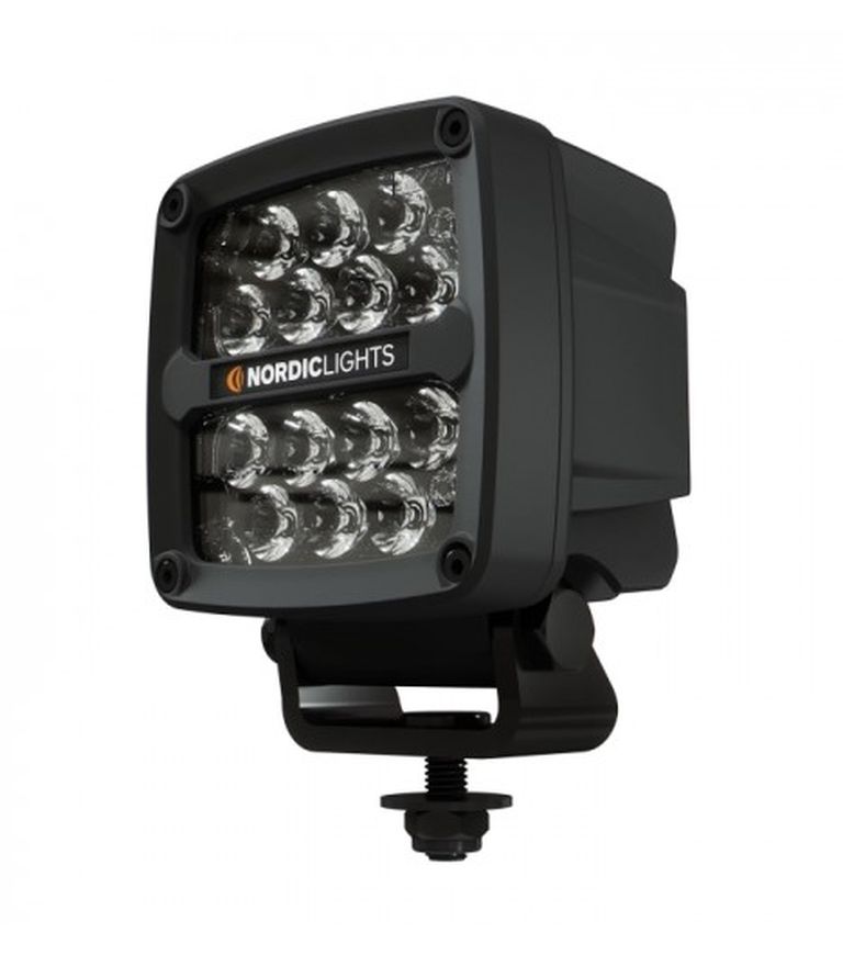 [984.701B] LED phare de travail 108x108x87, 12/24V Nordic-L.