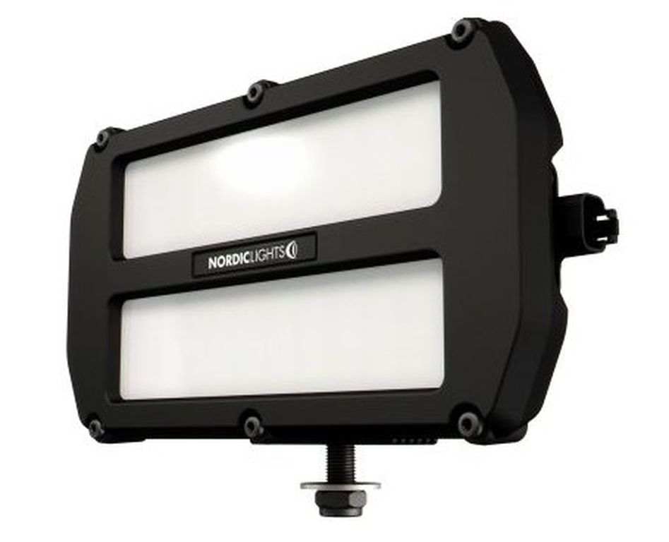 [987.001B] LED phare de travail 232x129x73, 12/24V Nordic-L.