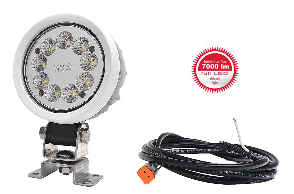 [01451153] LED Arbeitsscheinw. Ø 108x74, 12-70V  WAS