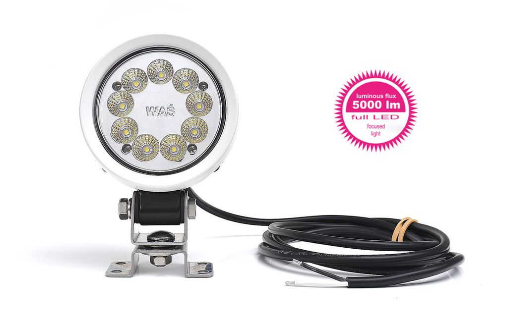 LED phare de travail Ø 108x46, 12-70V  WAS