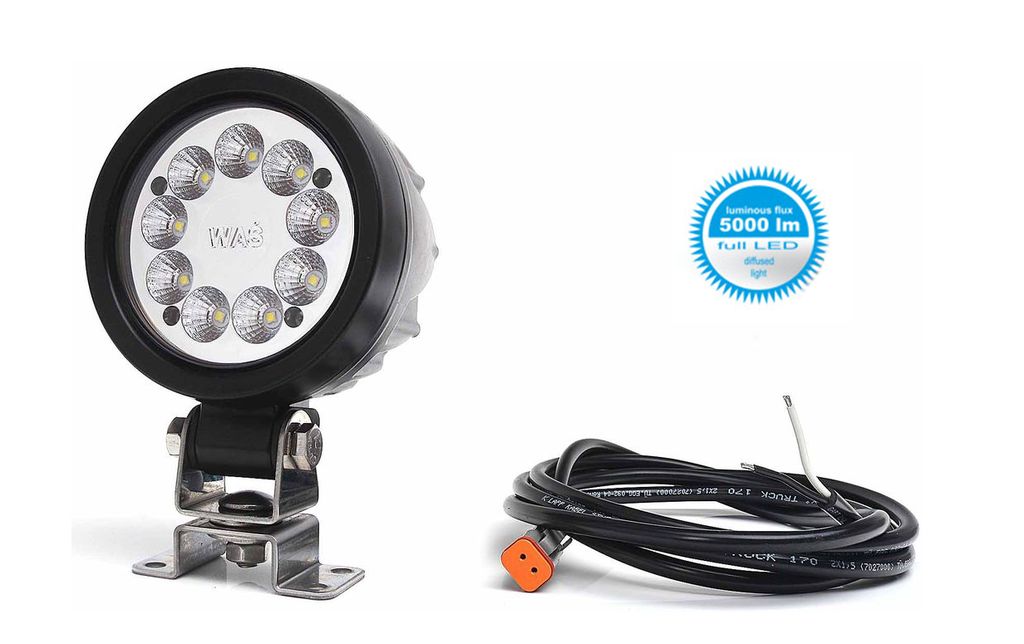 [01451210] LED Arbeitsscheinw. Ø 108x74, 12-70V WAS