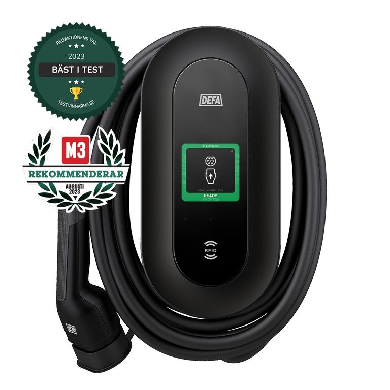 DEFA Power Wallbox incl. câble de recharge 6m