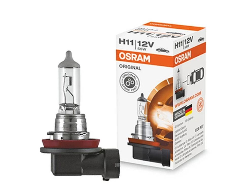 Autolampe OSRAM Glühlampe H11 12V 55Watt  PGJ19-2