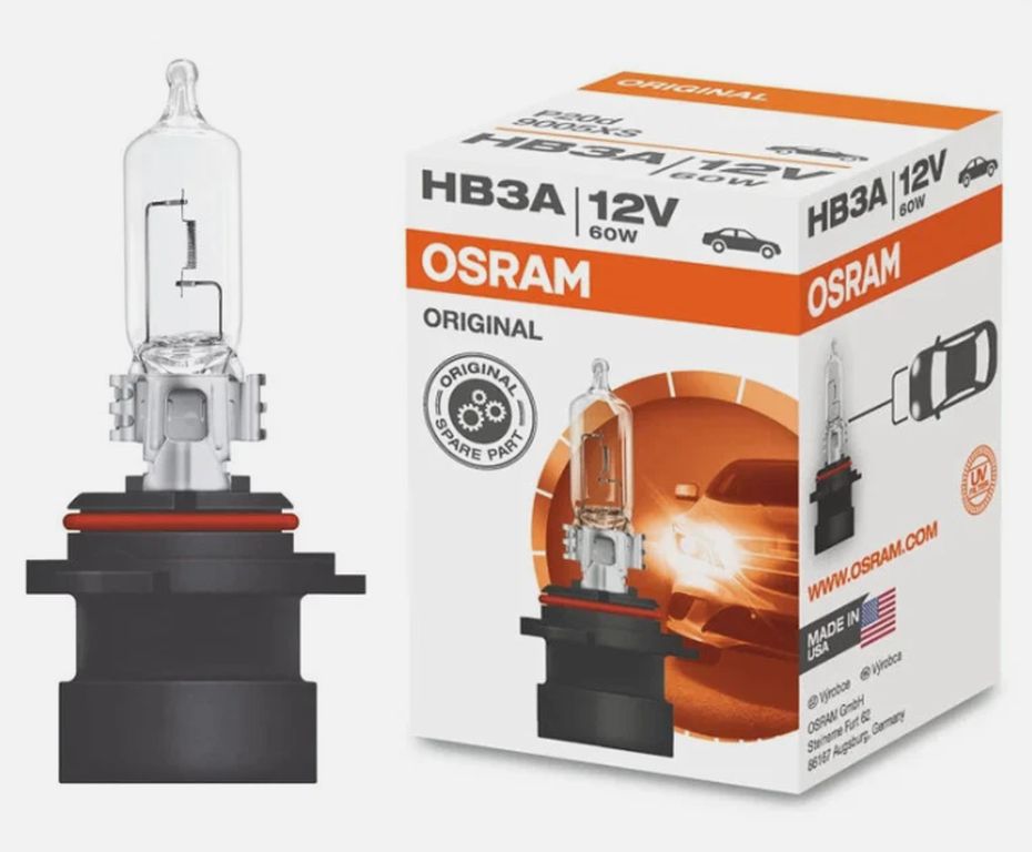 Autolampe OSRAM HB3A 12V 60Watt  P20d