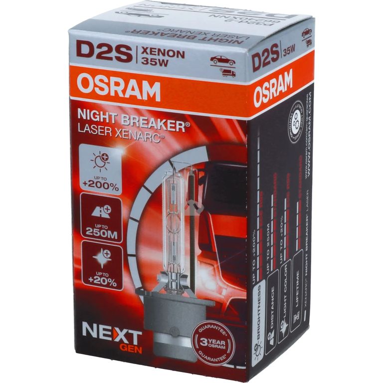 Lampe automobile OSRAM D2S Xenon NIGHT BREAKER LASER