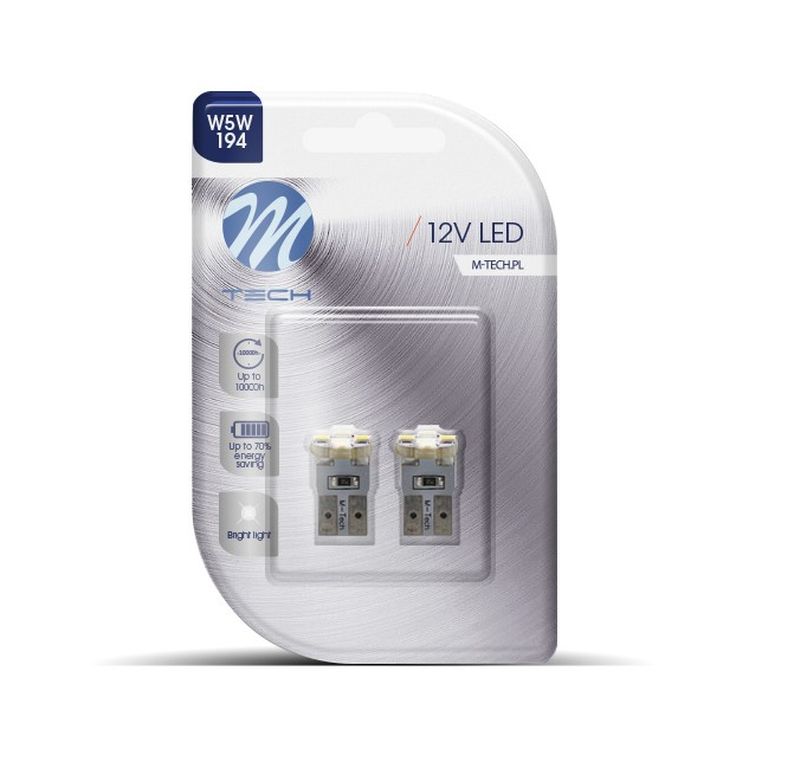 Ampoule LED à culot verre blister 12V set de 2 pièces (≙5W)