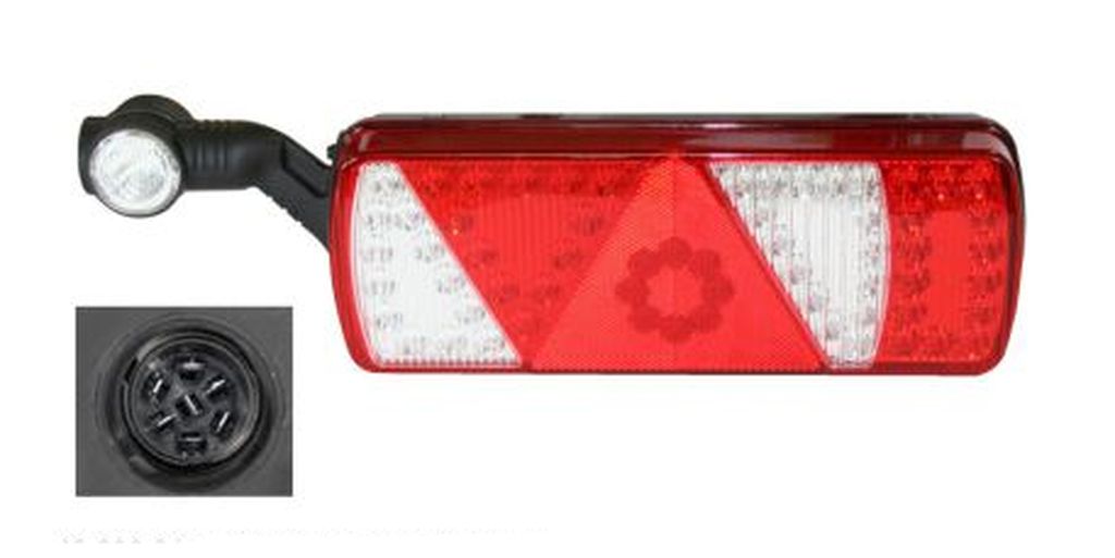 [40.290.311] LED Schlussleuchte ECO LED  24V links mit Umrissleuchte