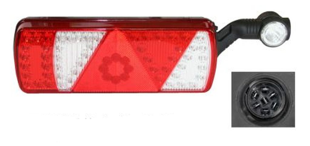 [40.290.312] LED Schlussleuchte ECO LED  24V rechts mit Umrissleuchte