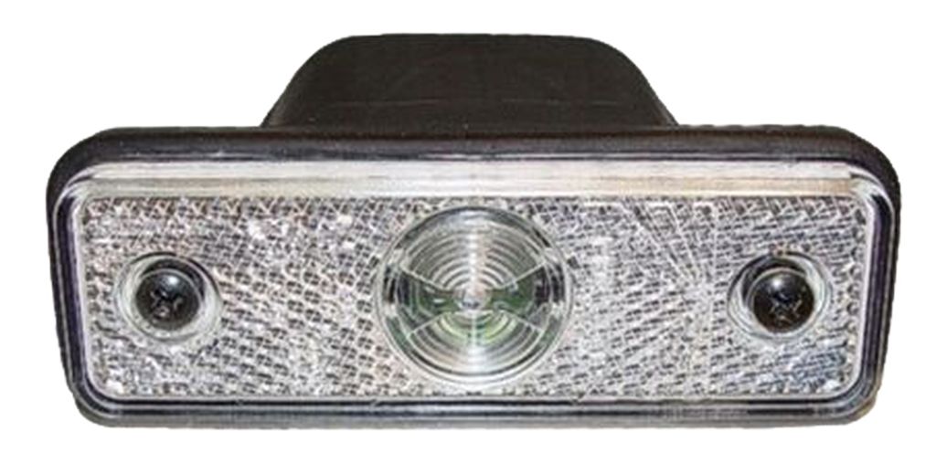 [21.660.100] LED Positionsleuchte Flatpoint weiss  24V