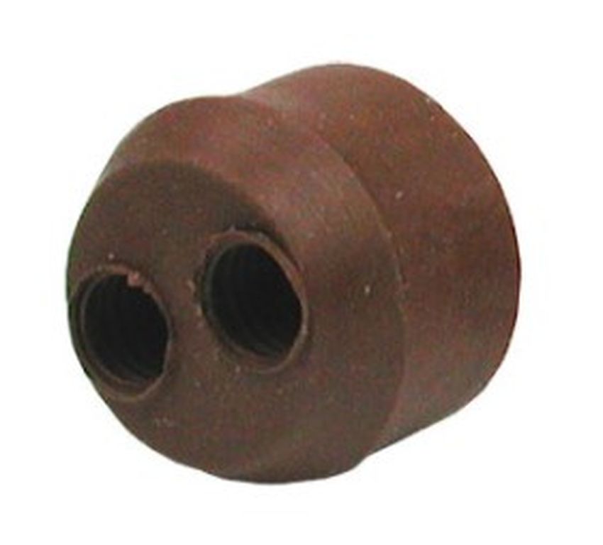 [15-5623-016] Tüllen-Satz für Kabel , Farbe braun 2x6mm