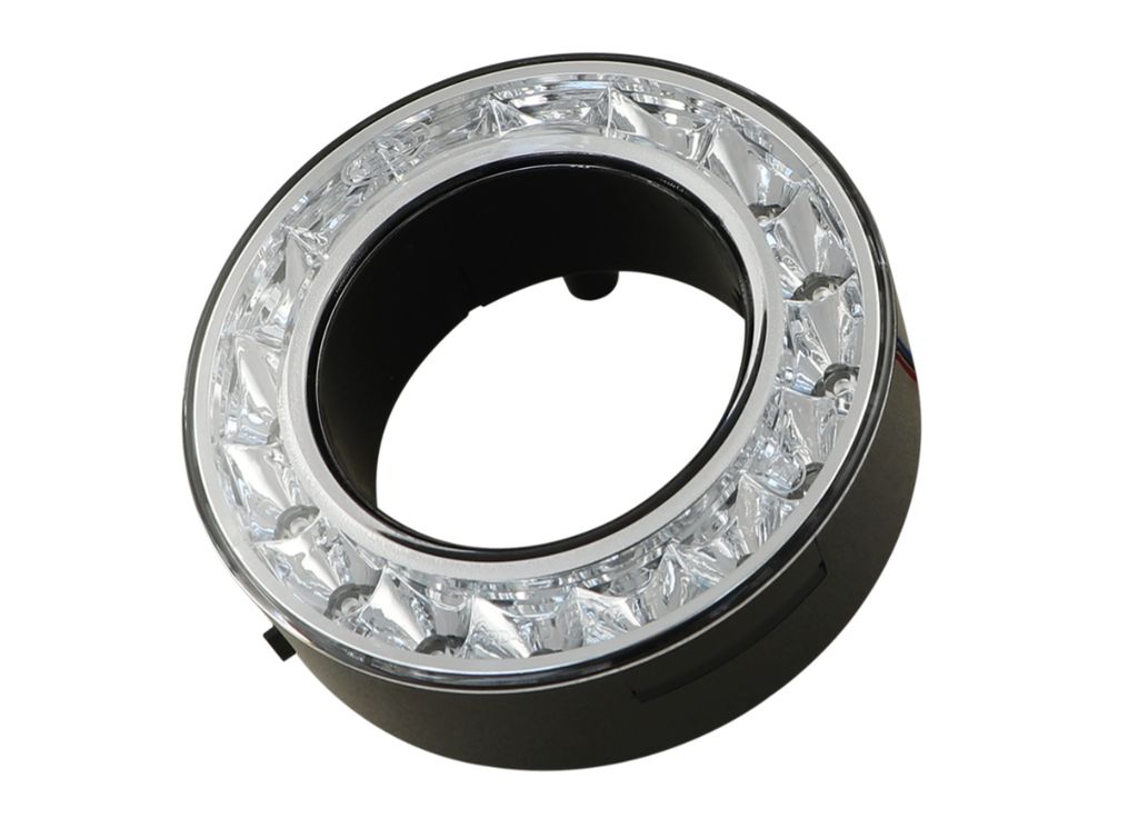 Feu stop arrière à LED Hella (anneau) verre transparent 12 V