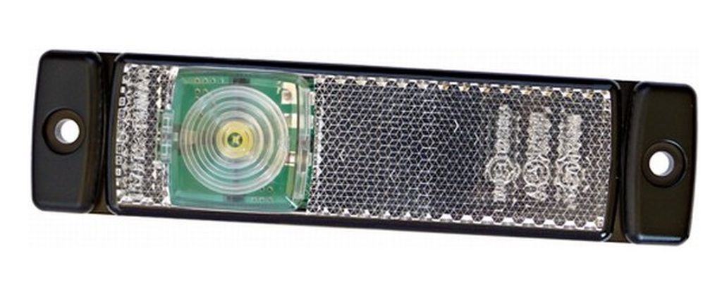 LED Feu de position blanc avec catadioptre Hella