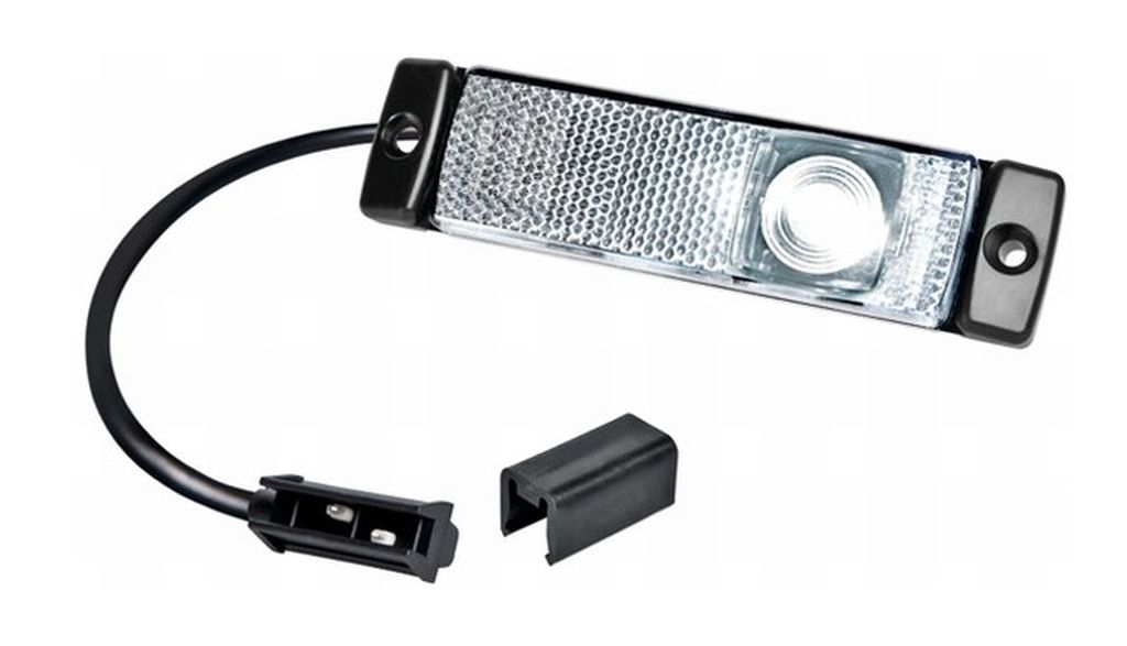 [2PG.008.645.631] LED Positionsleuchte Hella 2 weiss mit Rückstrahler 24V