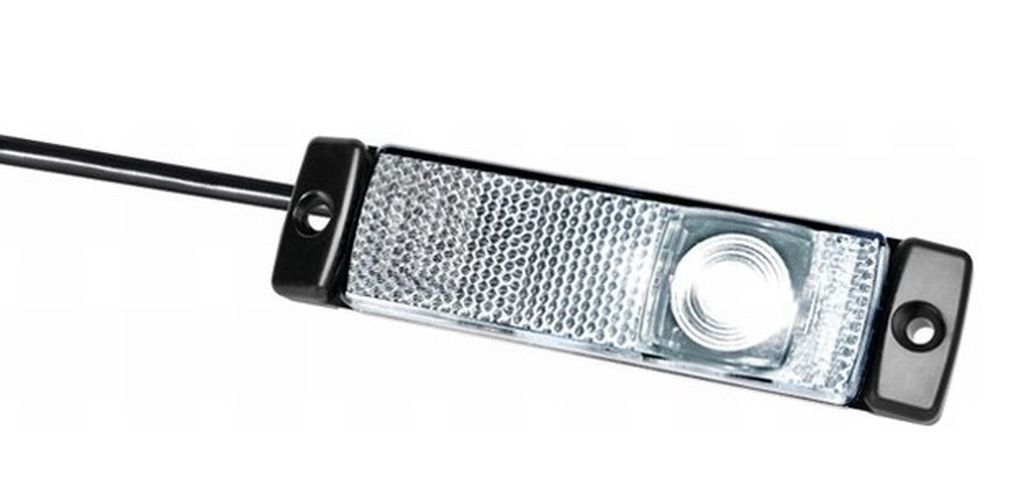 [2PG.008.645.971] LED Positionsleuchte Hella (4)  weiss mit Rückstrahler 24V