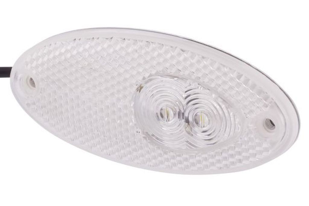 [2PG964295121] Feu de position Hella LED rouge/blanc avec catadioptre 12V