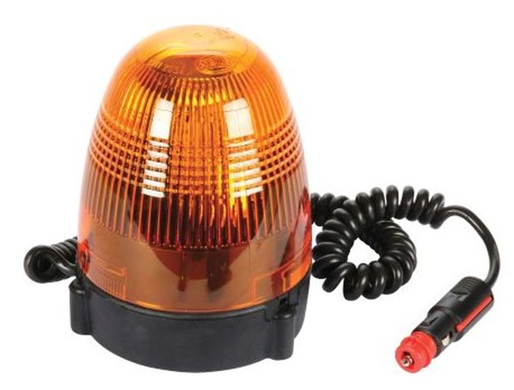 [2RL.007.337.031] Rundumleuchte Hella gelb 24V  Rotafix mit Magnet