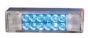 LED Warnleuchte Hella blau 24V