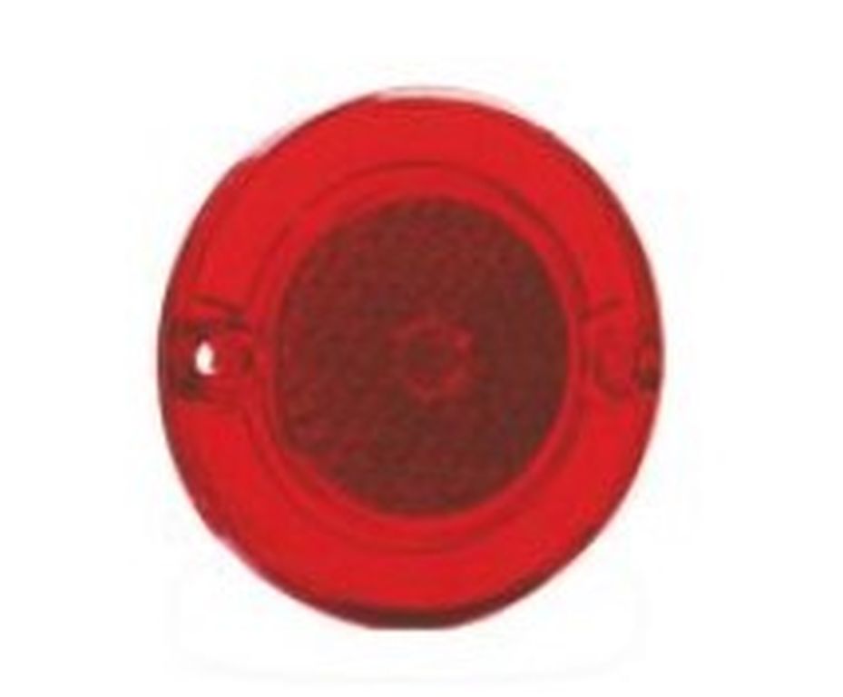 Catadioptre JOKON R710 optique verre clair Ø 95mm rouge