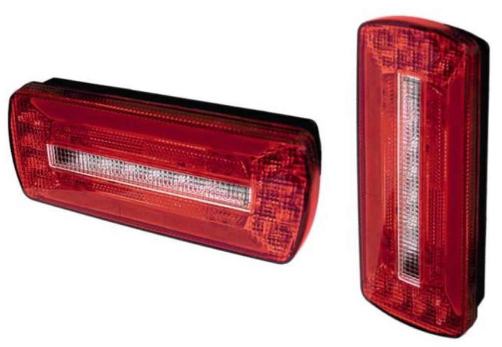 LED feu arrière PRO-RAIL 3F 12V  gauche/droite