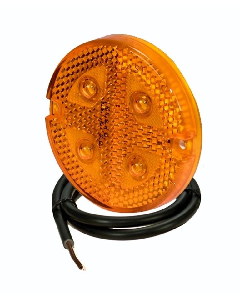 LED feu position orange avec PRO- BUTTON 12/24V