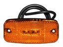 Feu de position latéral orange à LED, avec câble 0,5m 10-30V