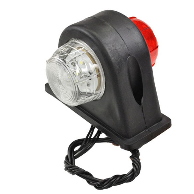 LED feu de gabarit avec socle en caoutchouc 12-24V ga./dr.