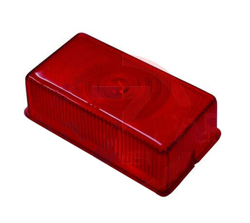 [7534] verre de feu rouge RUBBOLITE