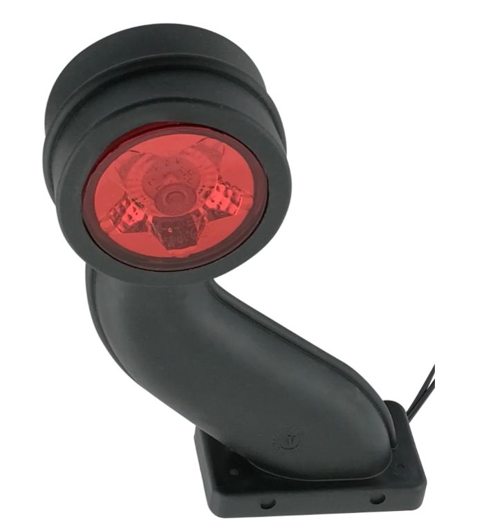 LED feu de gabarit WAS 12/24V rouge/blanc droite