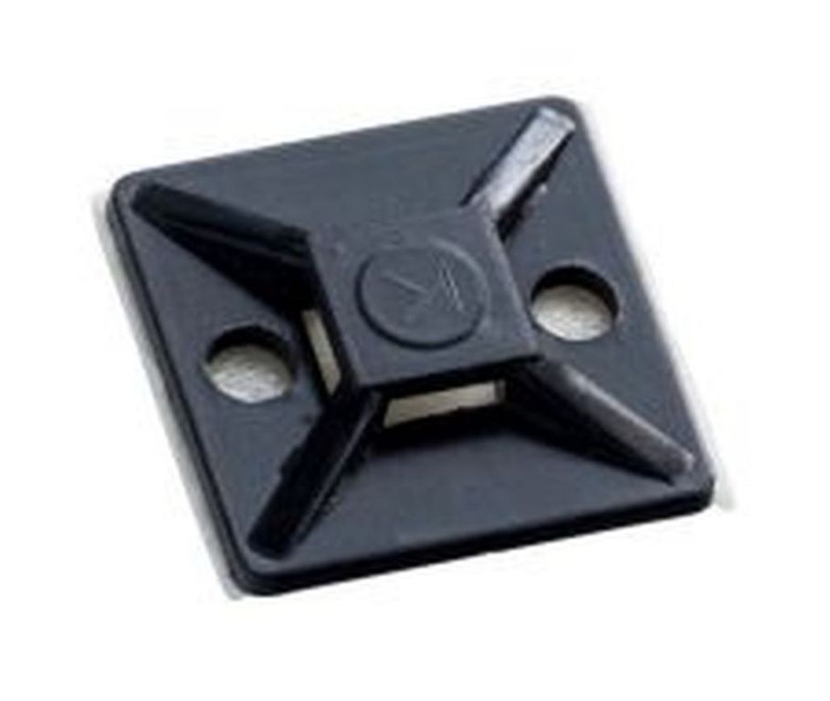[ABM.1ML] Plaque autocollante 19 x 19 mm noire
