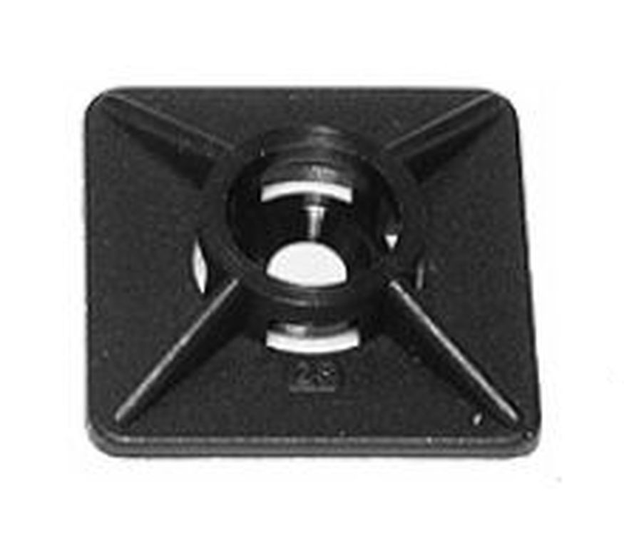 [ABM.2S] Selbstklebeplatte 28 x 28 mm, schwarz
