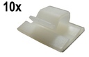 Kabelklemme mit Klebsockel 11 x 8 x 12.5mm