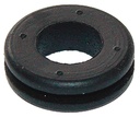 Passe-câble en caoutchouc trou Ø 12mm, Ø B 18mm