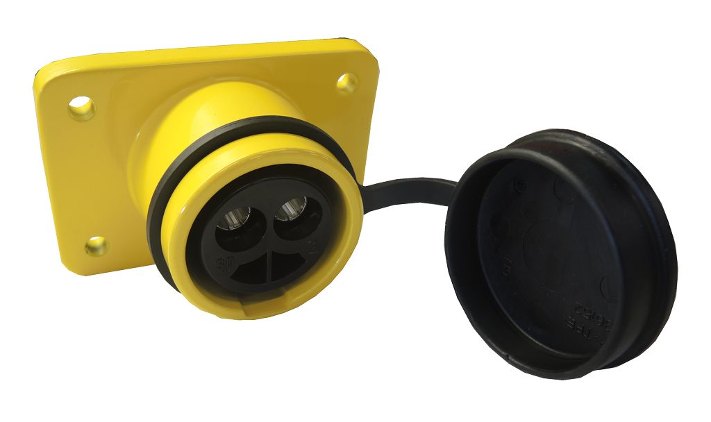 [014001136] Nato Steckdose 2-pol  24V 120/300 Ampere