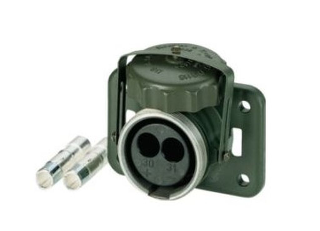 [941] Nato Steckdose 2-pol  24V 160/400 Ampere, 50mm²